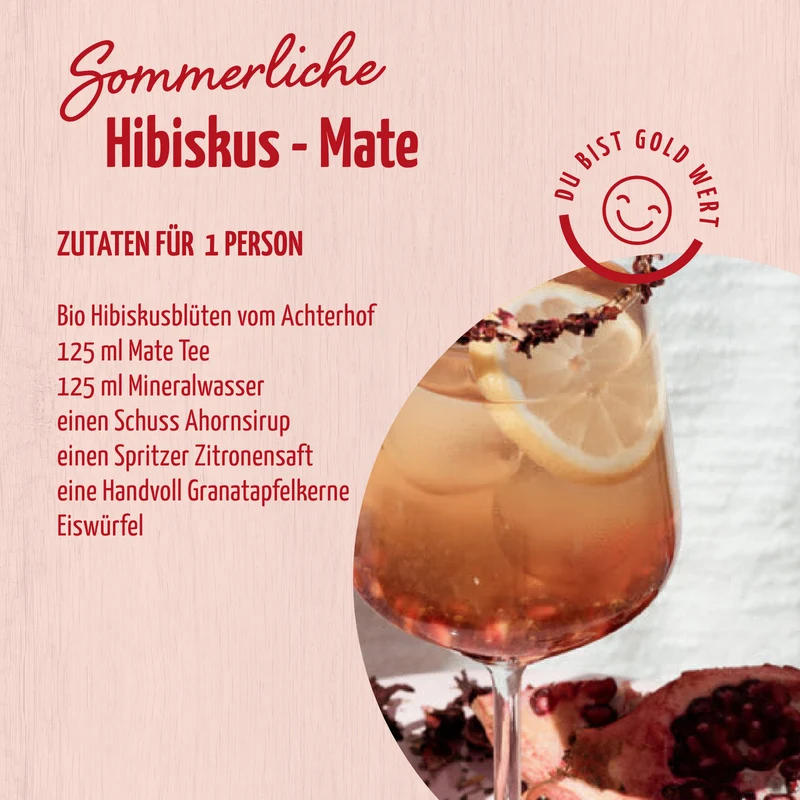Bio Hibiskusblüten ganz (1000g)