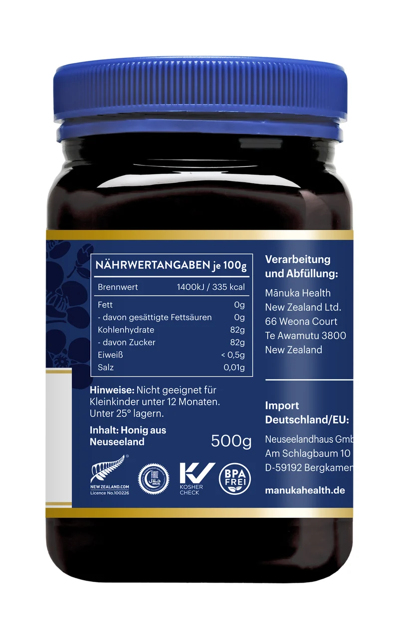 Manuka Honing MGO 250+ (500g)
