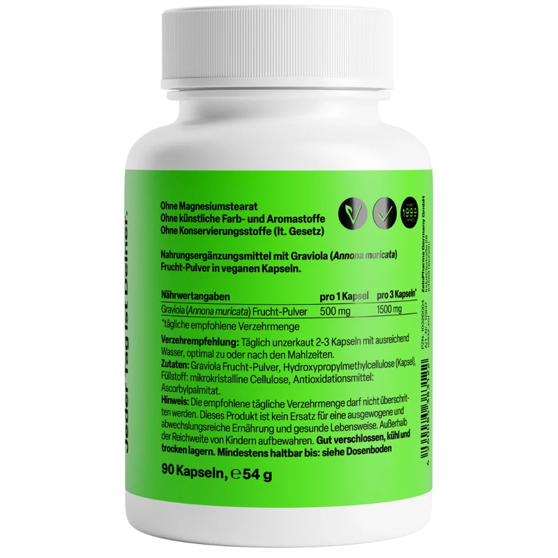 Graviola 500mg (90 capsules)