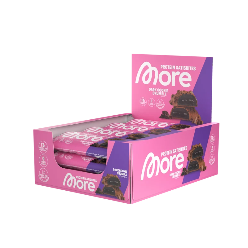 More Nutrition Protein Satisbites 12x50g