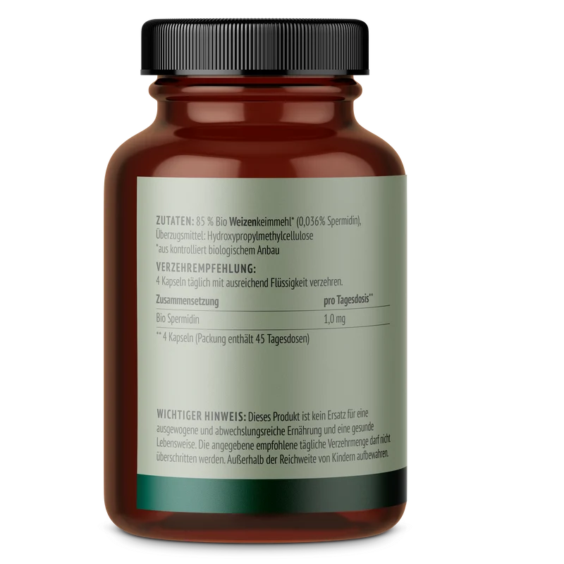 Spermidin Kapseln Bio (180 Kapseln)