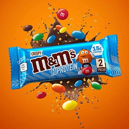 M&M's Crispy High Protein Bar Milk Chocolate (12x52g)