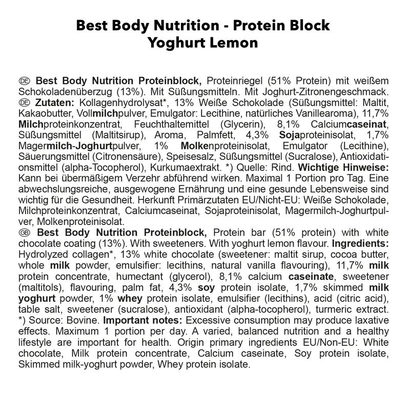 Protein Block (15x90g)