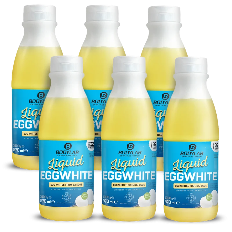 6 x Liquid EGGWHITE - 100% natural (elk 970ml)