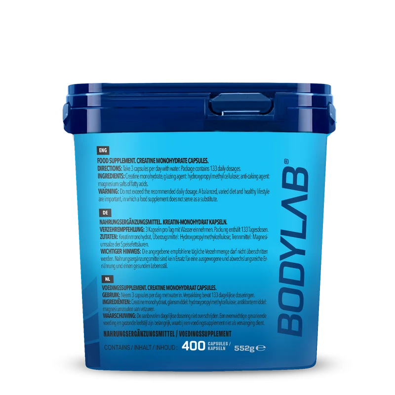 Creatine Monohydrate Mega Caps (400 capsules)