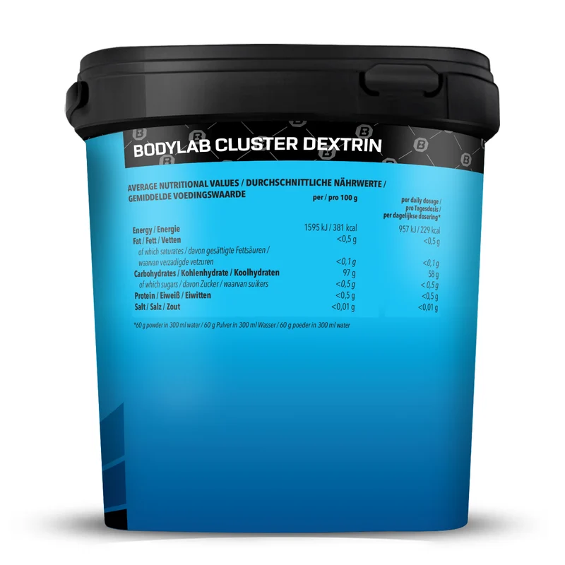 Cluster Dextrine – 100% sterk vertakte cyclische dextrine (1000g)