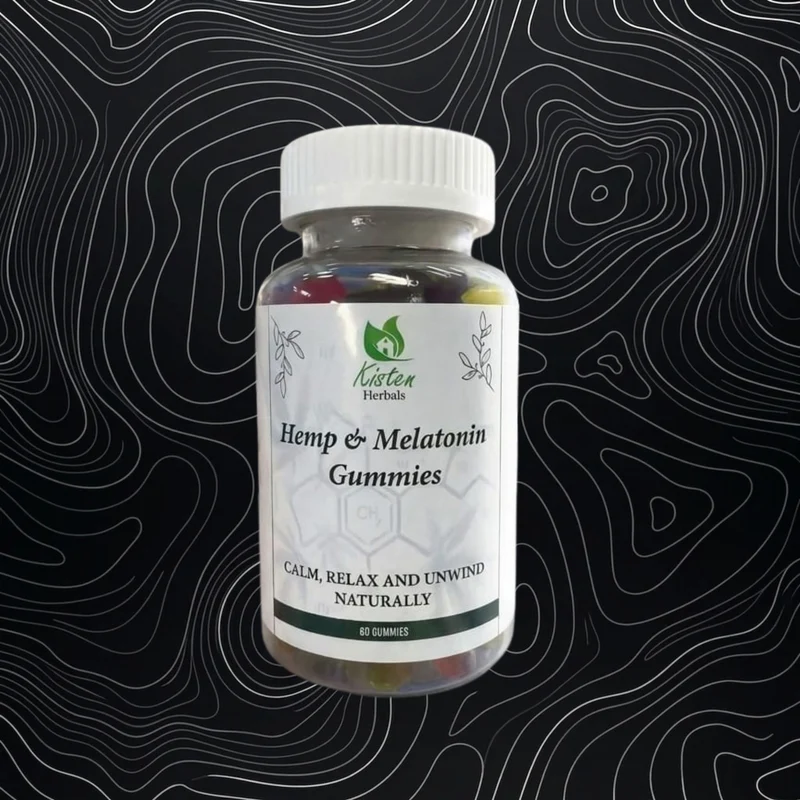 Kisten Herbals Hemp & Melatonin Sleep Gummies (60)