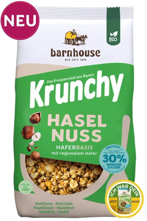 Barnhouse - Krunchy Haselnuss bio, 500g