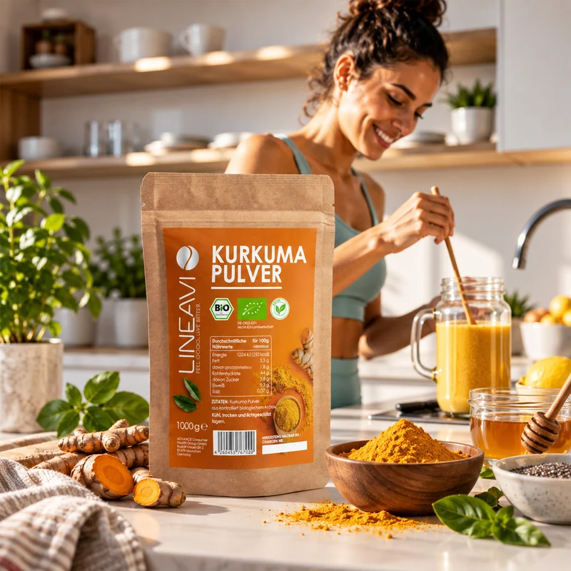 Doppelpack: Bio Kurkumapulver (2x1000g)