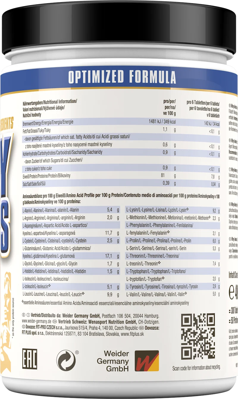 Whey Amino's (300 tabs)