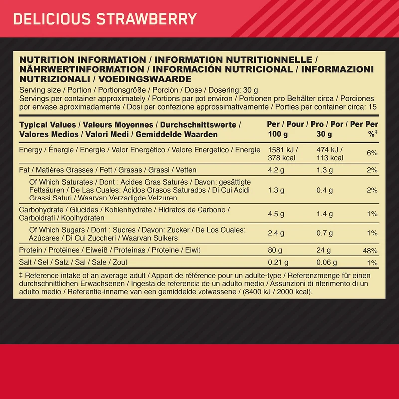 100% Whey Gold Standard (450g)