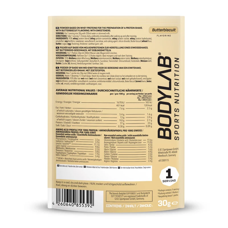 Whey Protein proefpakket (30g)