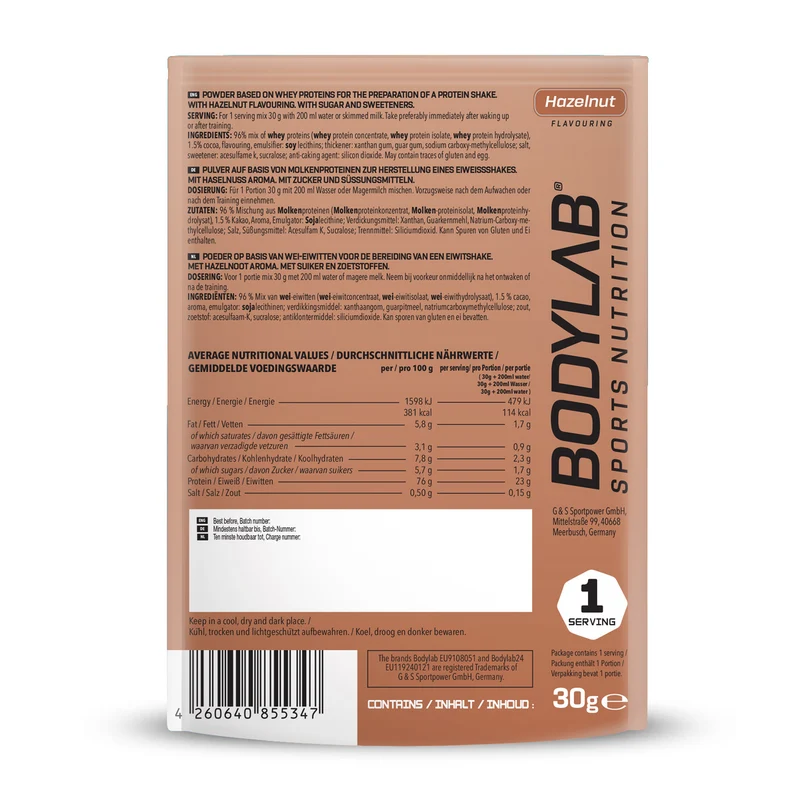 Whey Protein proefpakket (30g)