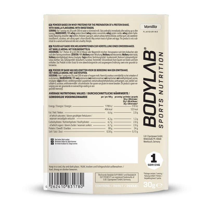 Whey Protein proefpakket (30g)