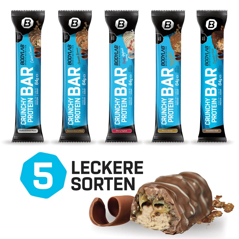 3 x Crunchy Protein Bar (12x64g elk)