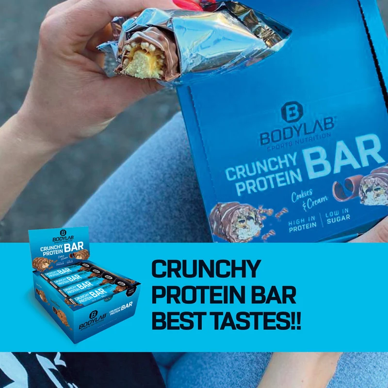 3 x Crunchy Protein Bar (12x64g elk)