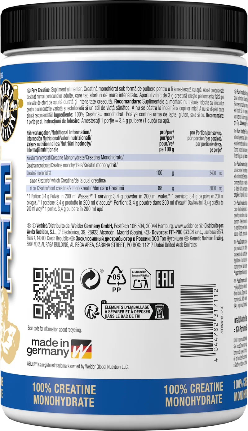 Pure Creatine (600g)