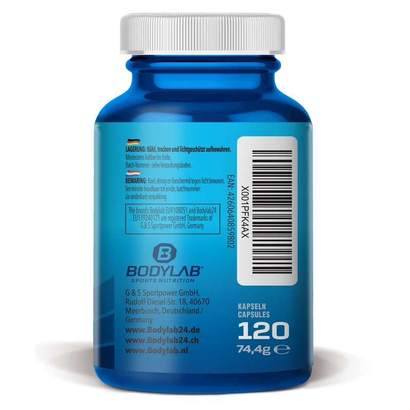 Ashwagandha + Magnesium - Zinc - Vitamin B6 (120 capsules)