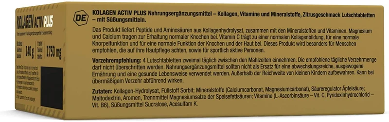 Collagen Active Plus Sport Edition (80 Tabs)