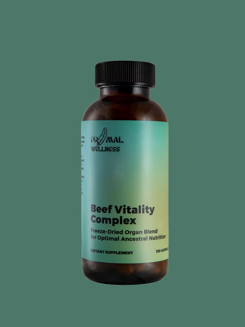 Beef Vitality Complex | Grass-Fed Beef Organ Capsules (120)