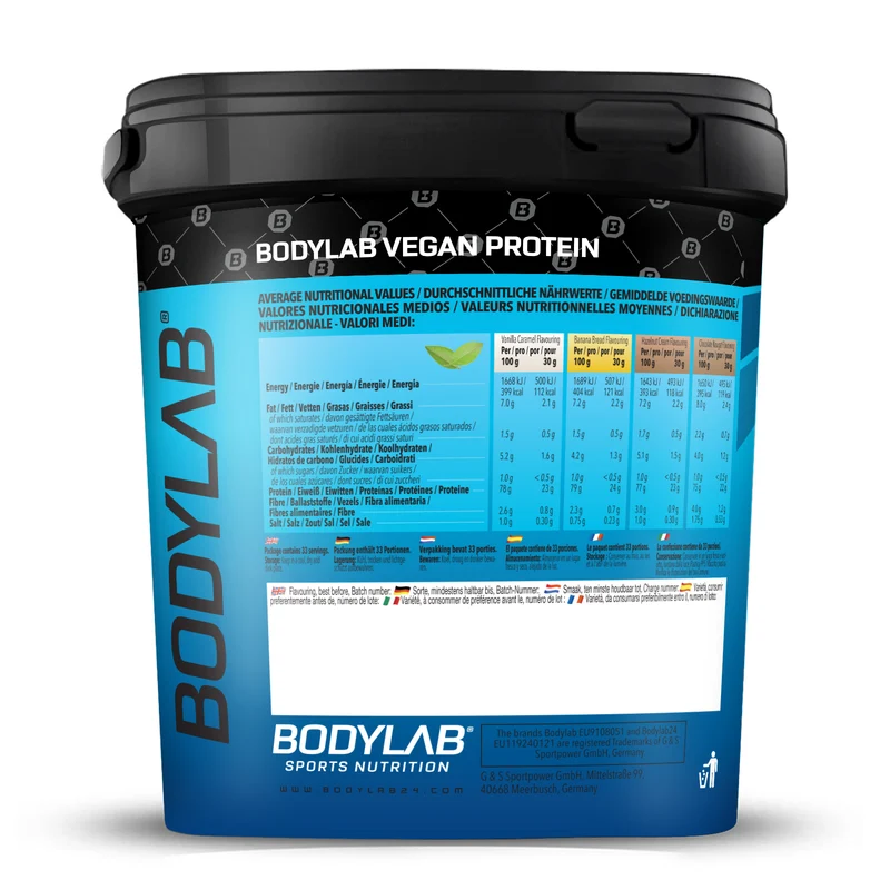2 x Bodylab24 Vegan Protein (1000g)