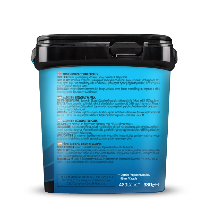 BIG PACK Magnesium Bisglycinate (420 capsules)