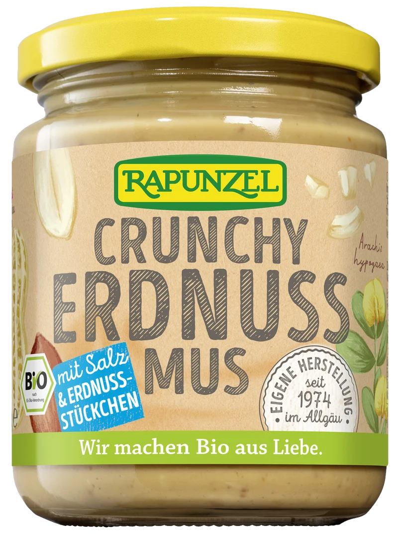 Crunchy peanutbutter with salt bio (250g)