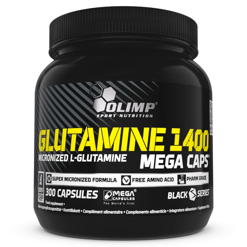 Glutamine Mega caps 1400 (300 caps)
