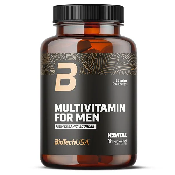 BioTechUSA Organic Multivitamin for Men 60 Tabl.