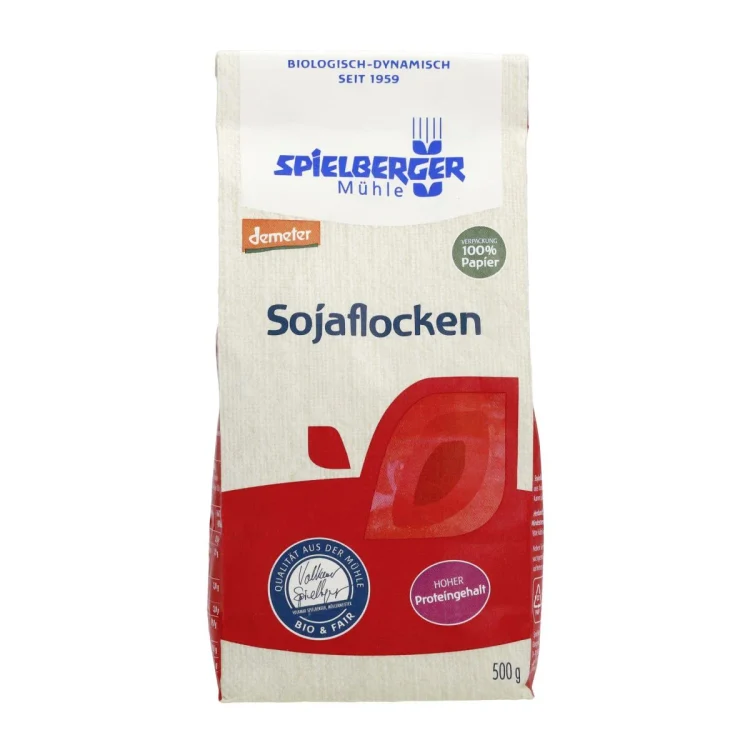 Spielberger - Sojaflocken demeter, 500g