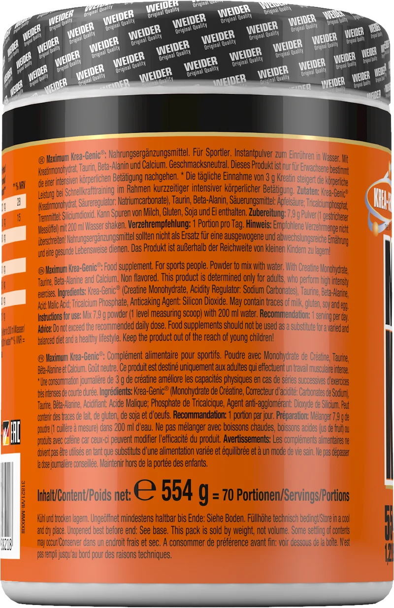 Maximum Krea-Genic Powder (454g)