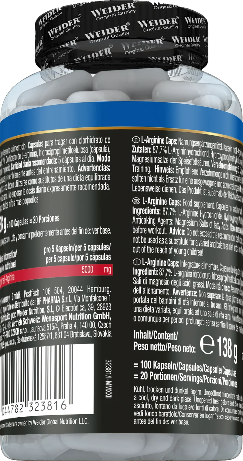 L-Arginine (100 caps)