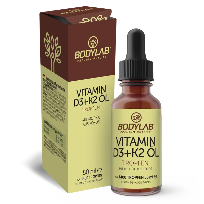 Vitamine D3 + K2 oliedruppels (50 ml)