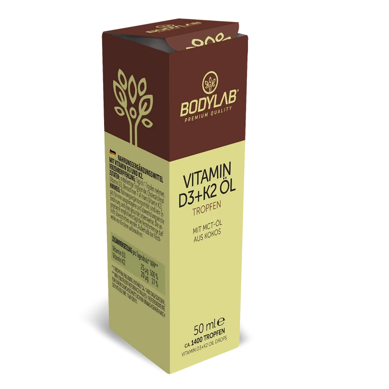 Vitamine D3 + K2 oliedruppels (50 ml)