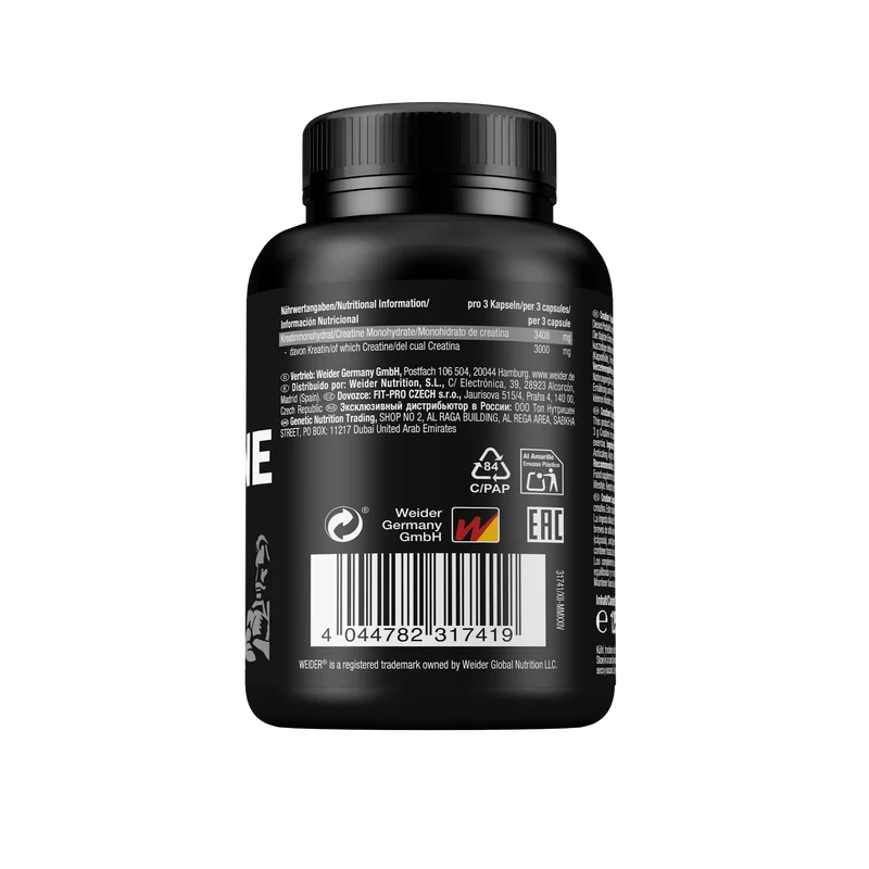 Pure Creatine capsules (100 caps)