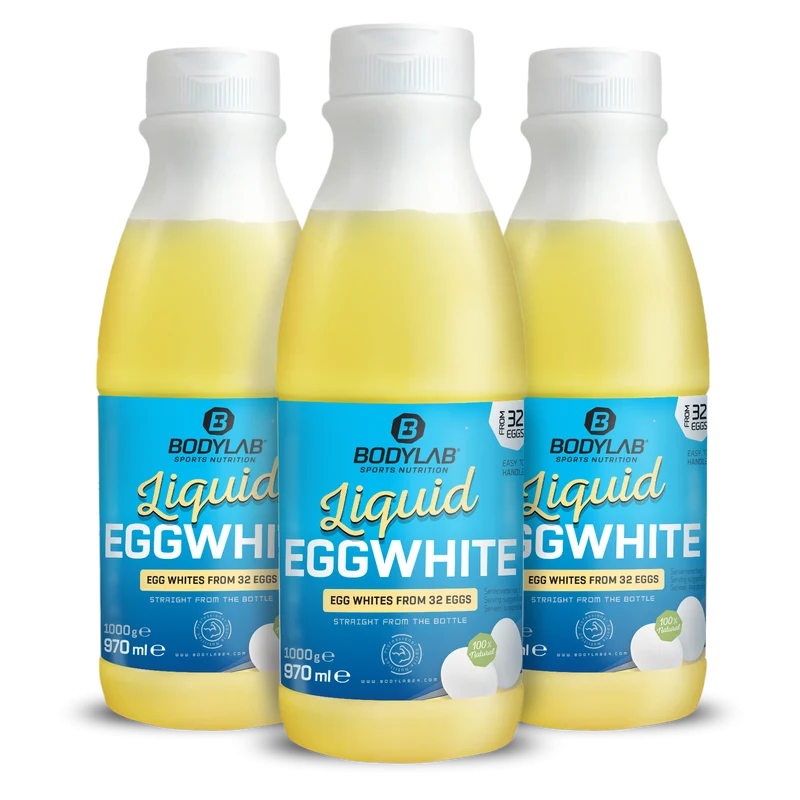 3 x Liquid EGGWHITE - 100% natural (elk 970ml)