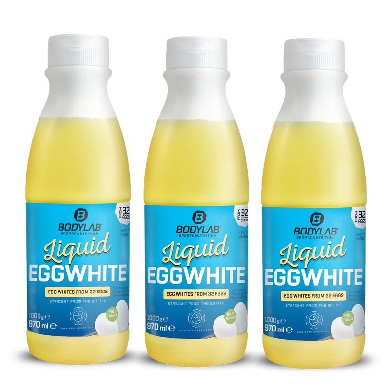 3 x Liquid EGGWHITE - 100% natural (elk 970ml)