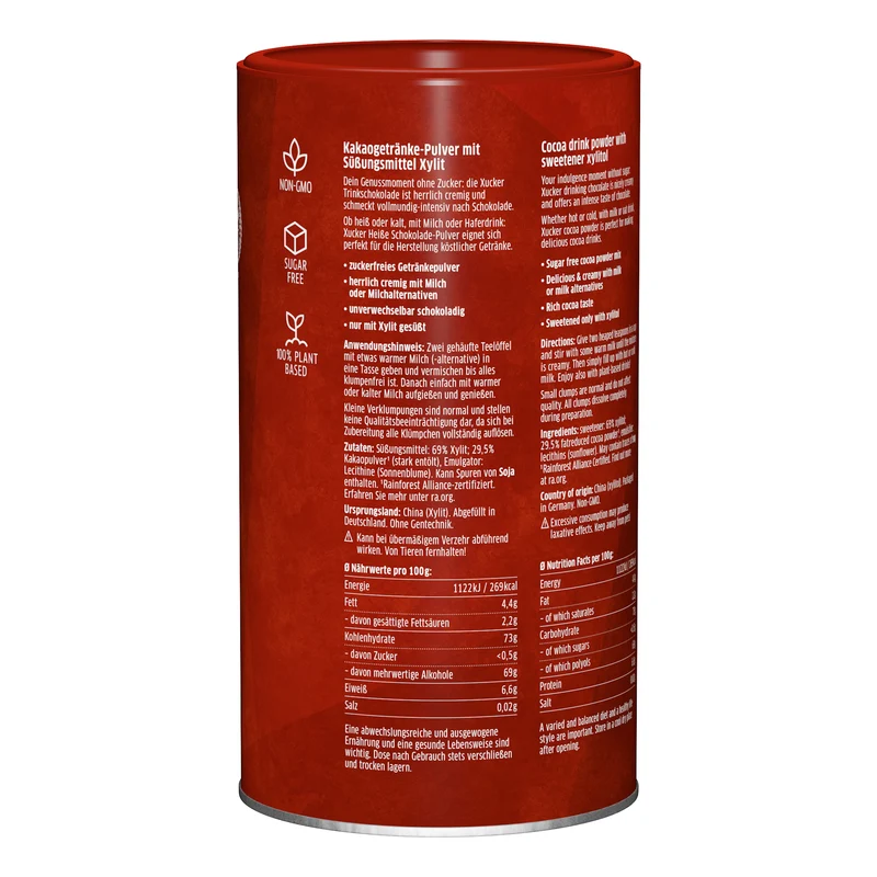 Xucker Hot Chocolate Drink (800g)