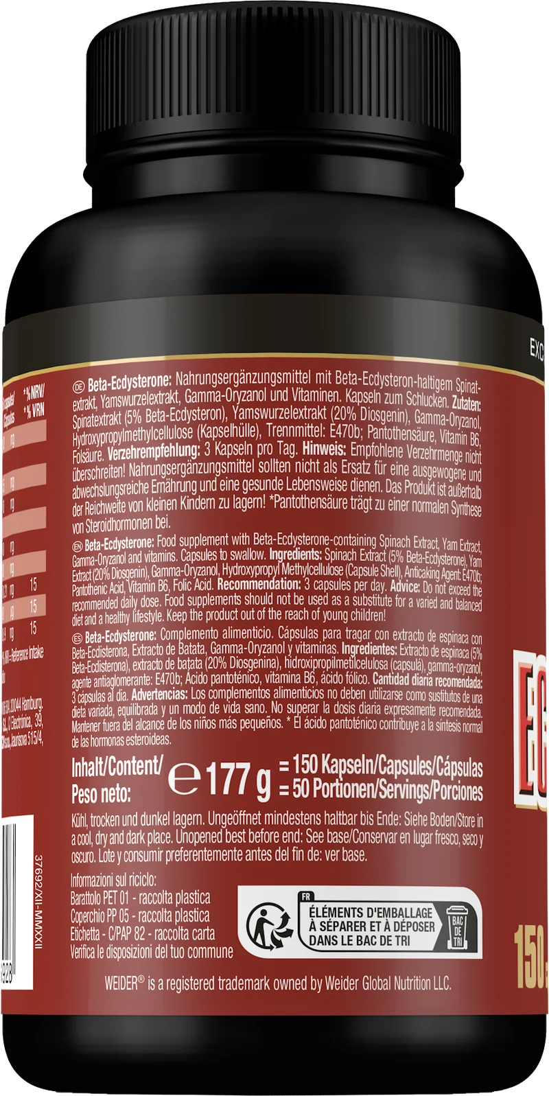 Beta-Ecdysteron (150 capsules)