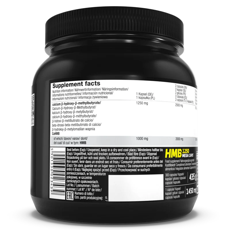 HMB Mega Kapseln 1250 (300 capsules)