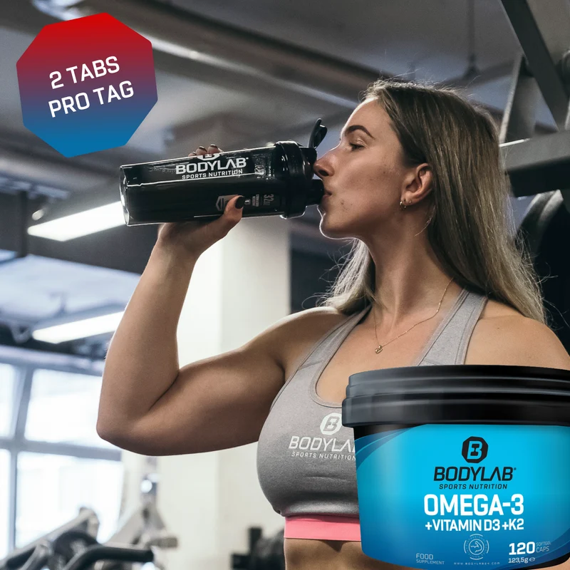 Omega-3 + Vitamine D3 + K2 Extreme (120 Kapseln)
