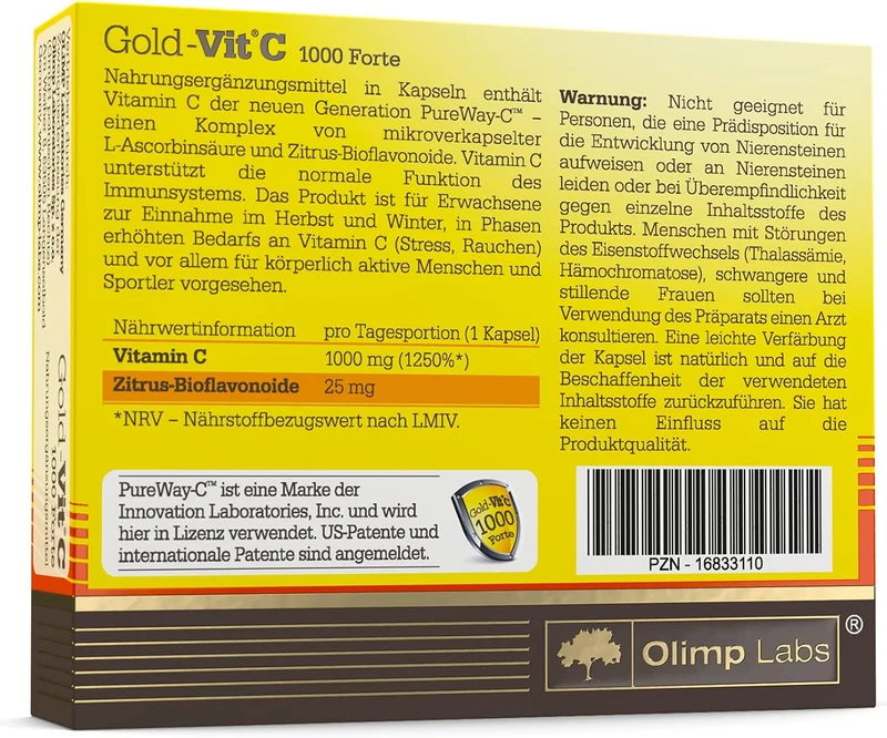 Gold-Vit C 1000 Forte (30 capsules)