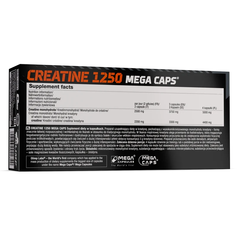 Creatine Mega caps 1250 (120 caps)