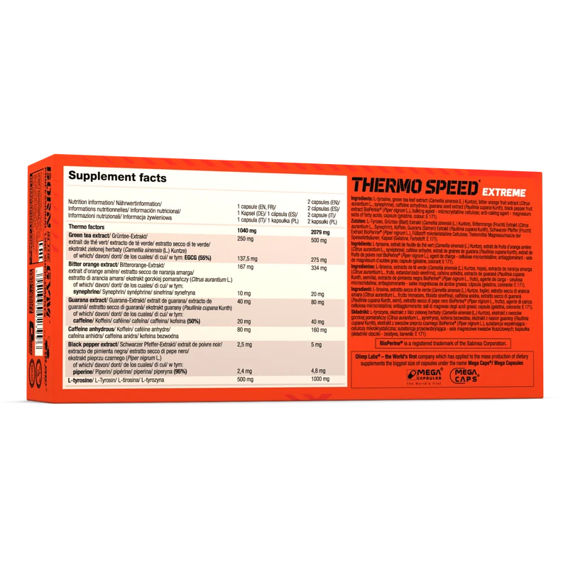 Thermo Speed Extreme Mega caps (120 caps)