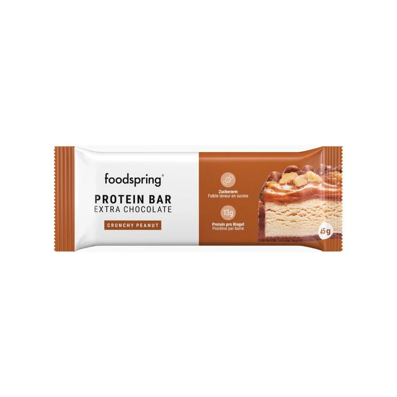 Foodspring Protein Bar Extra Chocolate 45g MHD 05/2026