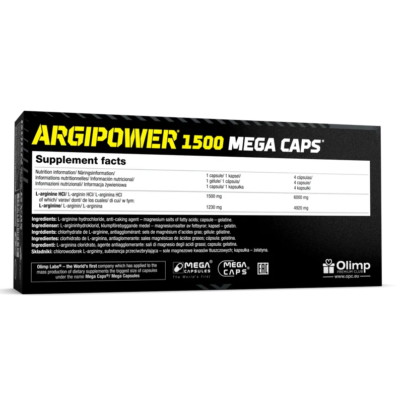 ArgiPower 1500 Mega caps Blister (120 caps)