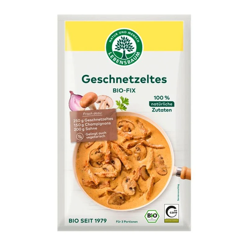 Lebensbaum - Geschnetzeltes Würzmischung bio, 28g