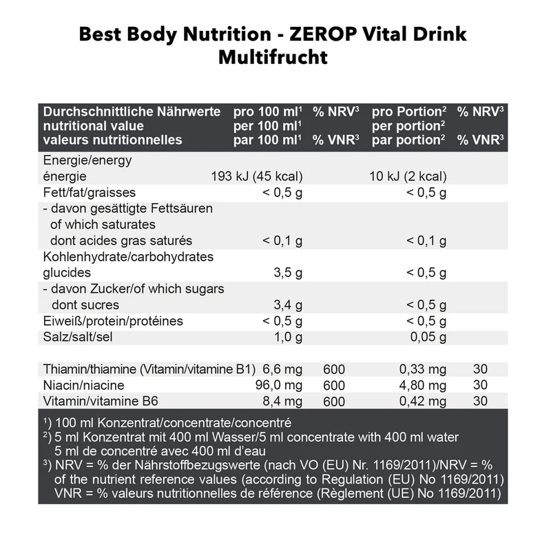 Vital Drink Konzentrat (1000ml)