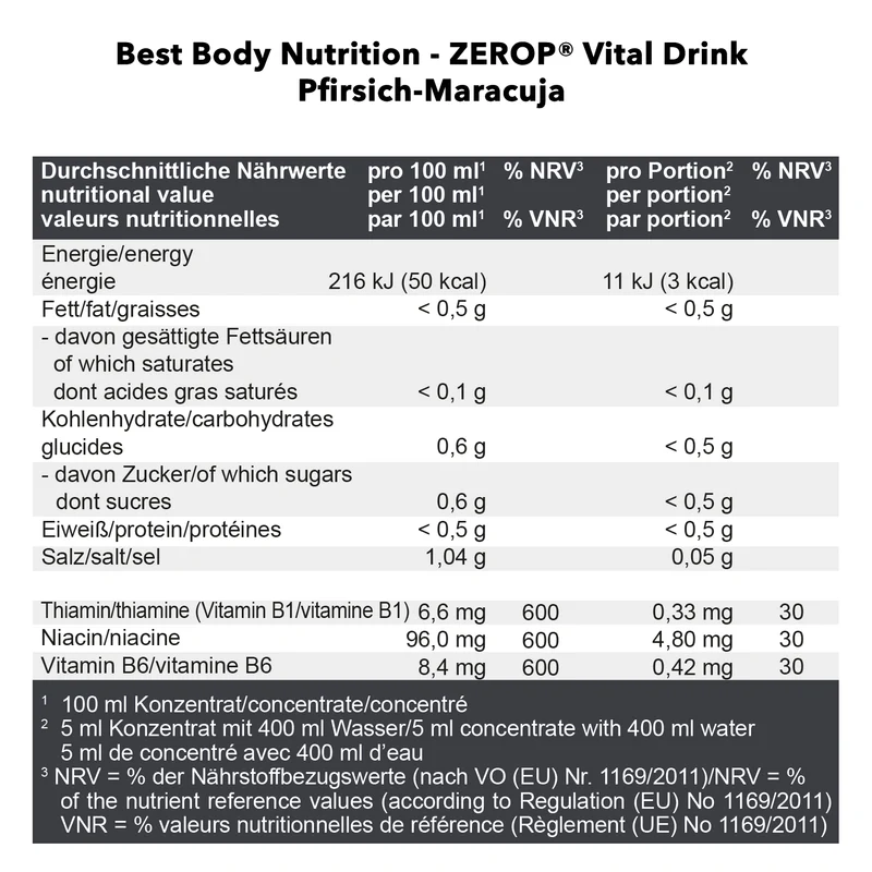 Vital Drink Konzentrat (1000ml)