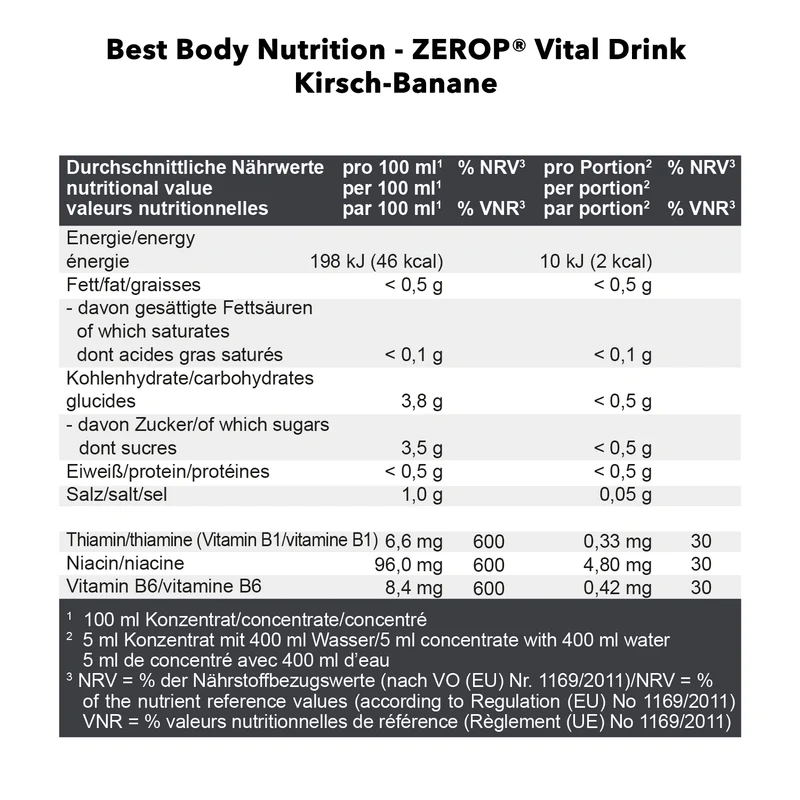 Vital Drink Konzentrat (1000ml)